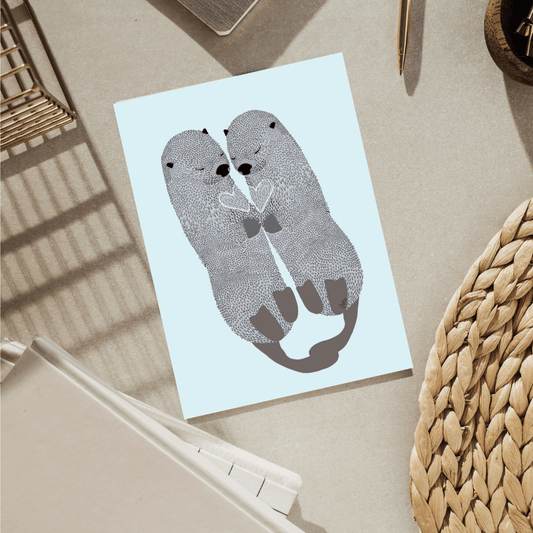 Sea Otter Greeting Card