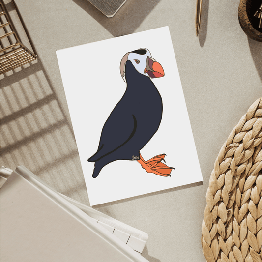 Tufted Puffin Greeting Card