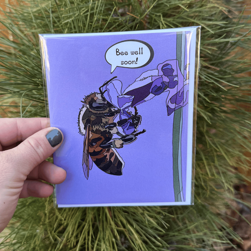 Bee Well Soon Greeting Card