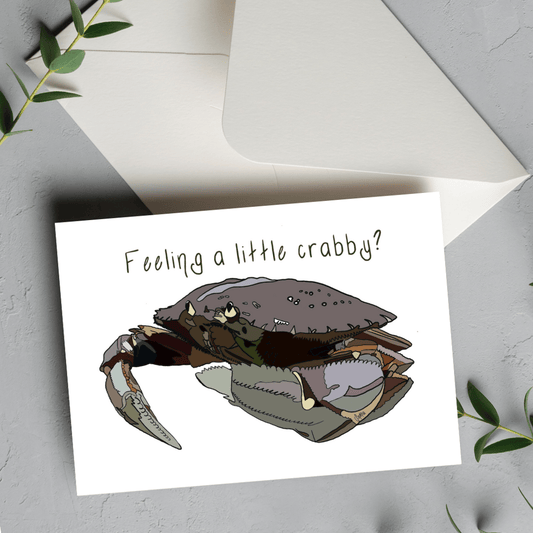 Feeling a little crabby Greeting Card
