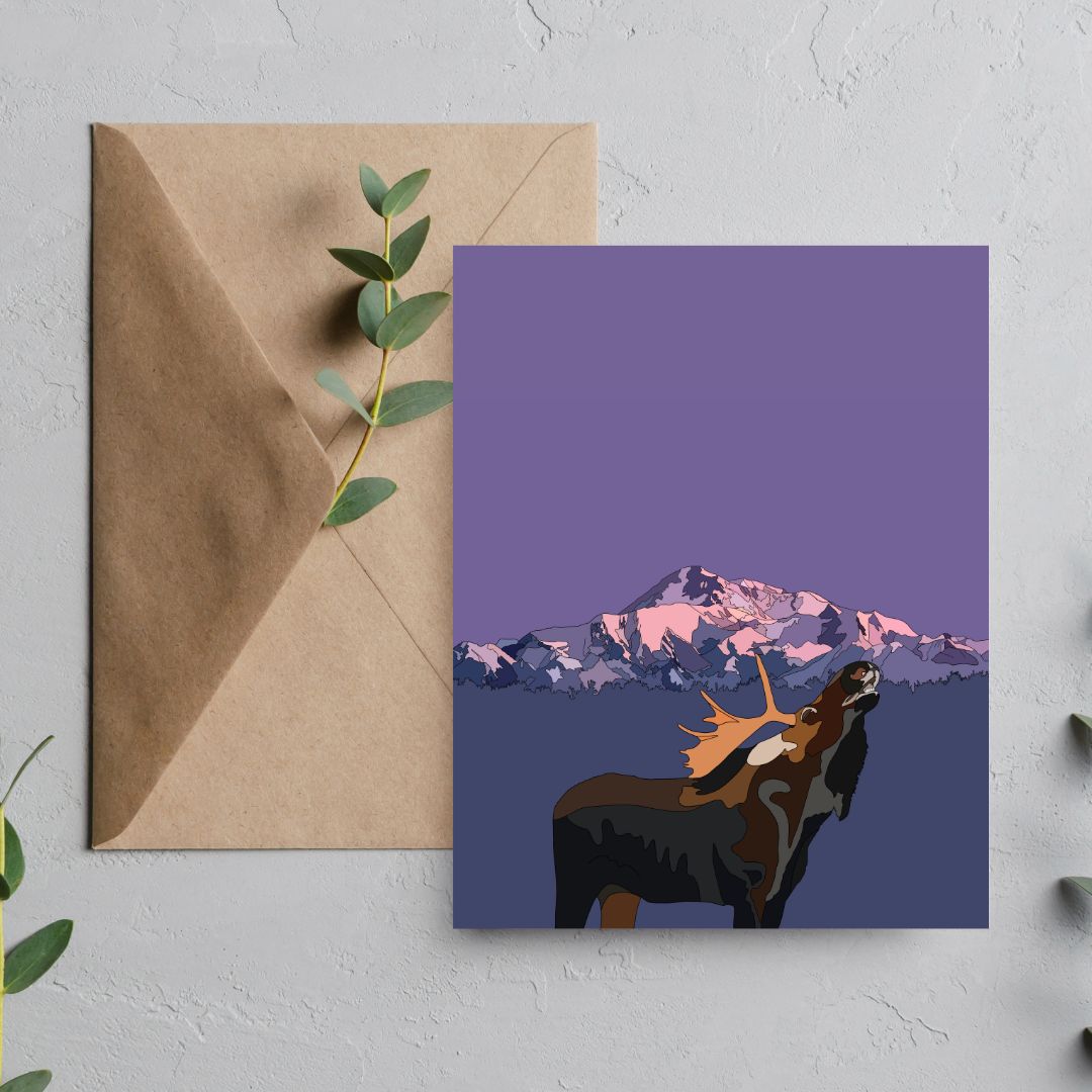 Goodnight, Moose Greeting Card