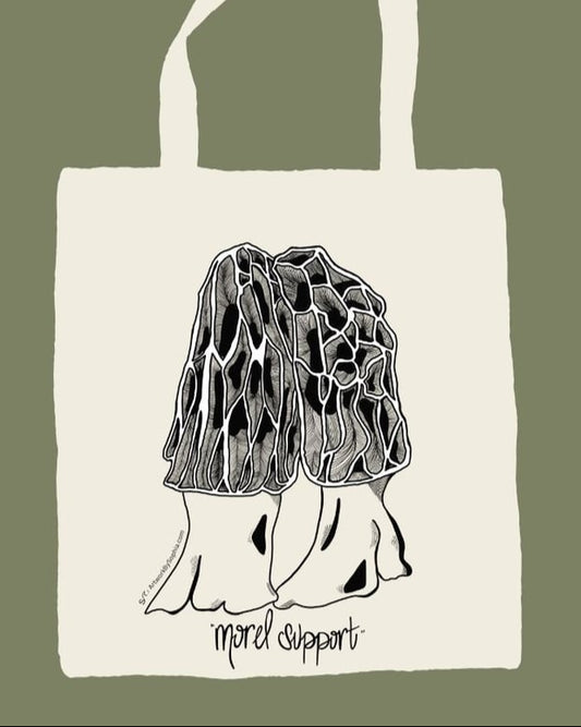 Morel Support Tote β For Fungi Lovers!