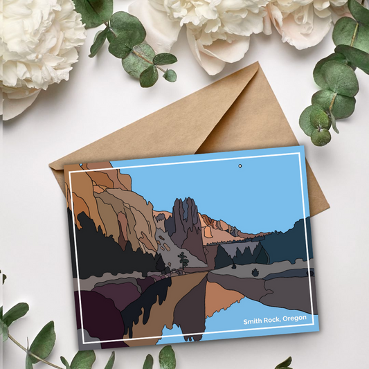 Smith Rock, Oregon | Oregon State Parks | Greeting Card