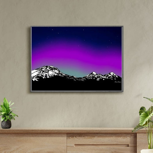 Three Sisters Northern Lights