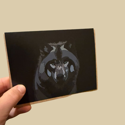 Wolf Greeting Card