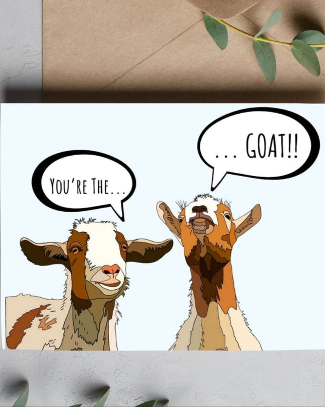 You're the GOAT! Card
