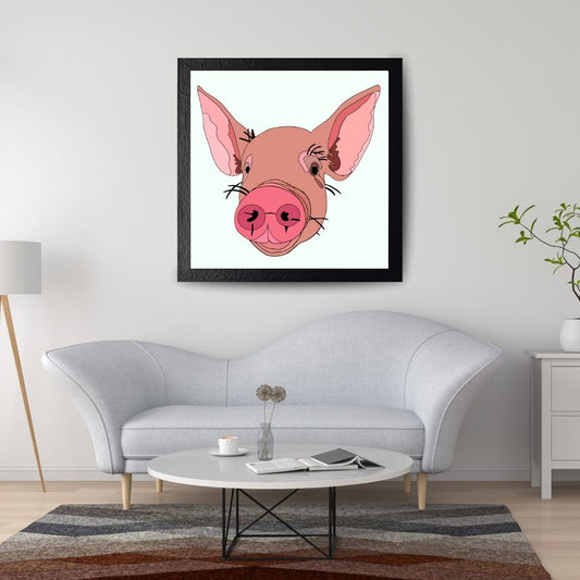 Piggy - Hand Drawn - Artwork Print