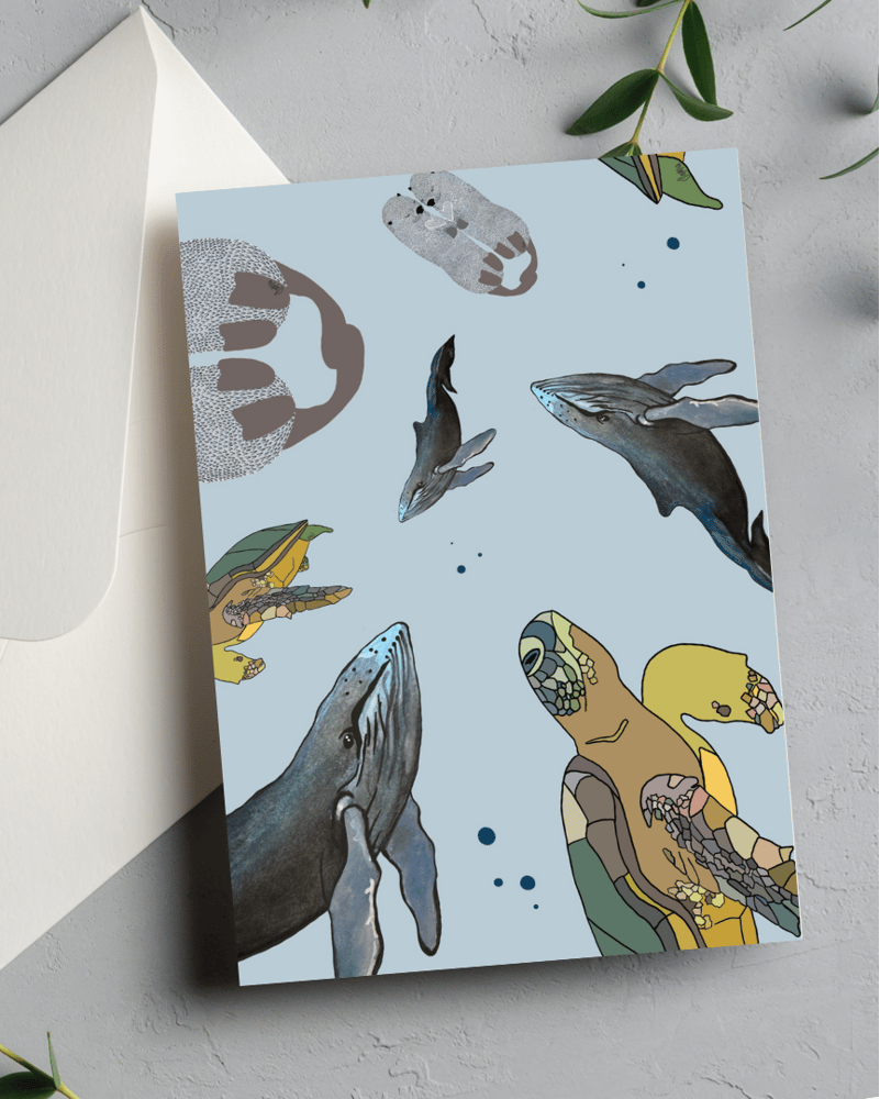 Pacific Wonderland Greeting Card