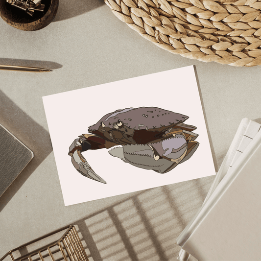 Dungeness Crab Greeting Card