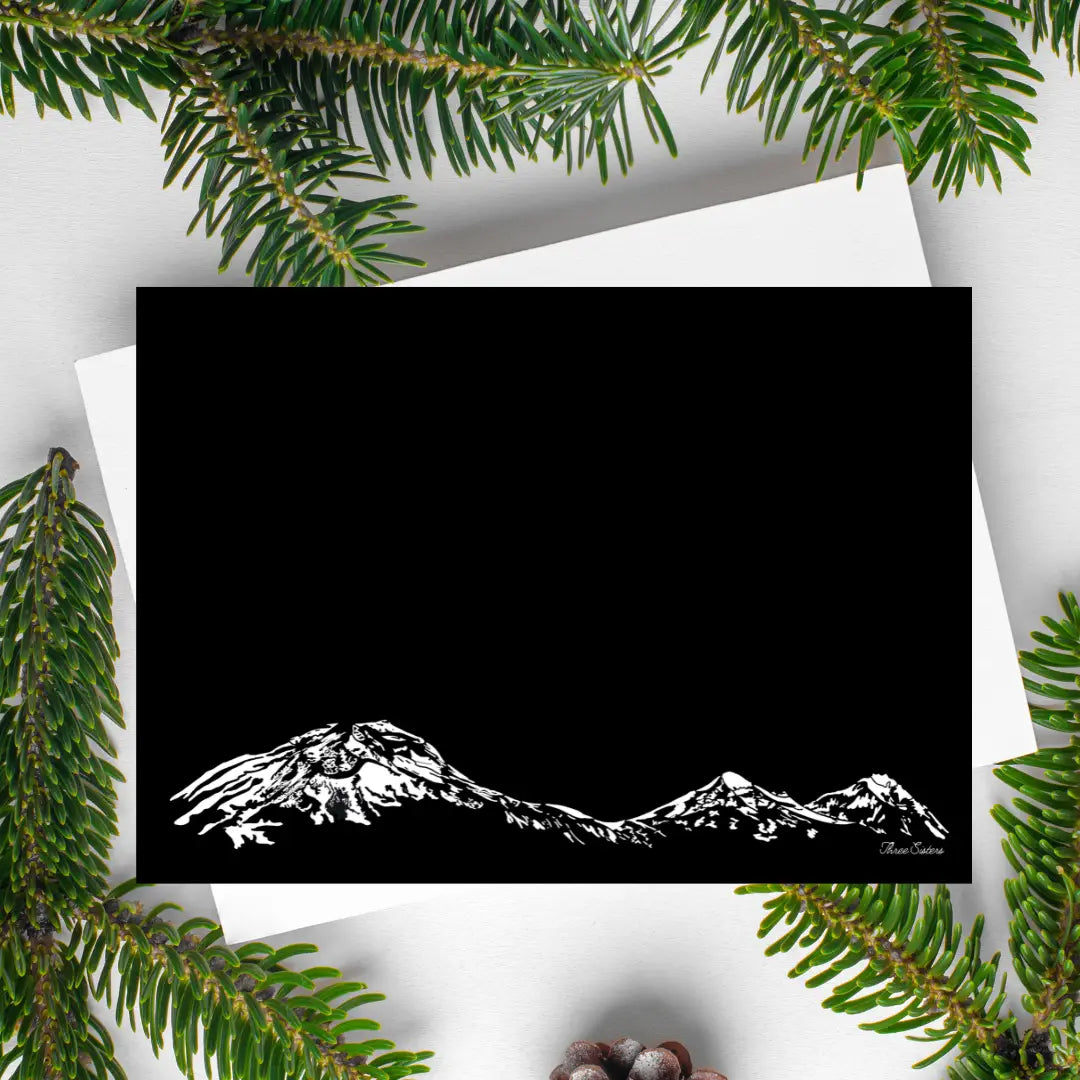 Three Sisters | Mountain Range | Greeting Card
