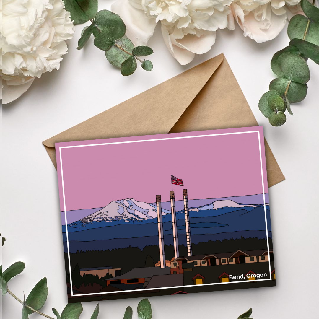Bend, Oregon | Old Mill Bend Oregon  | Greeting Card