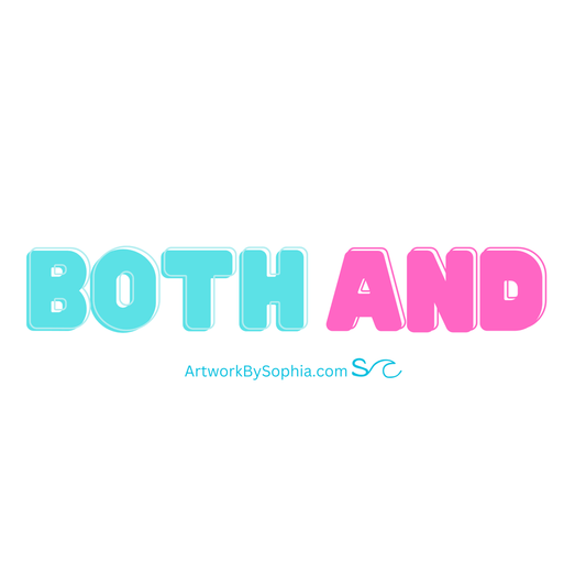 Both // And - Mantra Sticker 3in