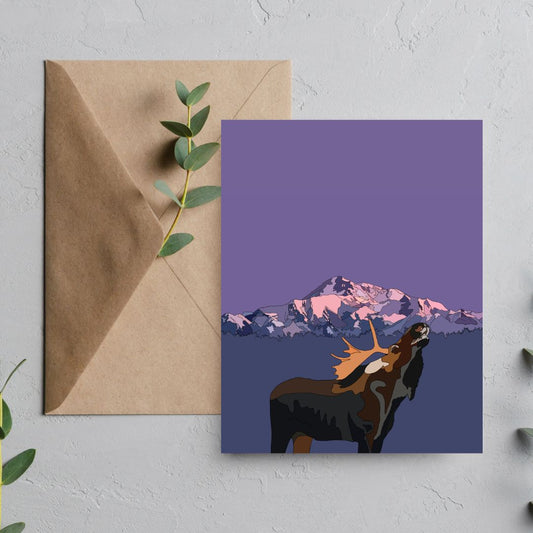 Goodnight, Moose Greeting Card