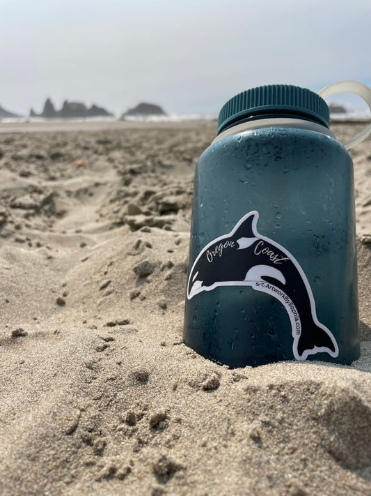 Oregon Coast Killer Whale Sticker 🌊