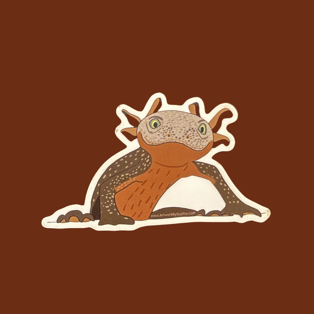 Mazama Newt 3in Sticker