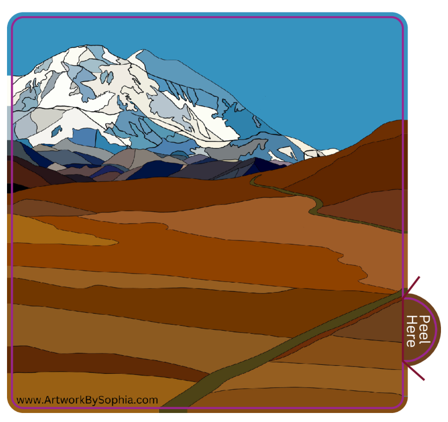 Falling in Love with Alaska 3in Sticker