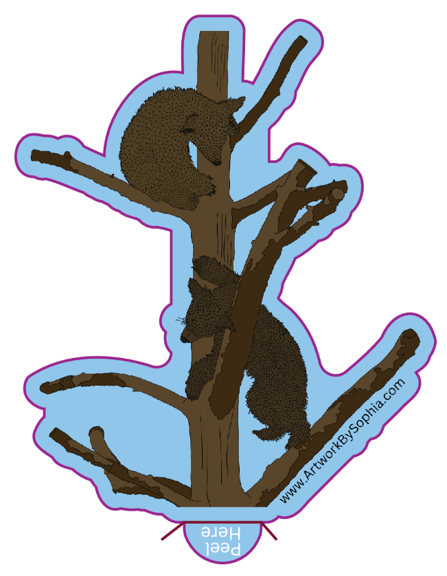 Brother Bear 3in Sticker