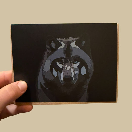 Wolf Greeting Card