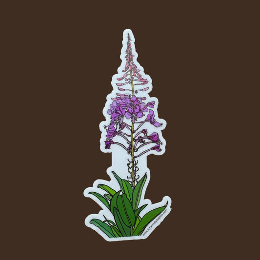 "Fireweed" | Vinyl Sticker | Illustration